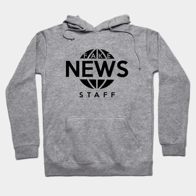 Fake News Staff Hoodie by VectorPlanet